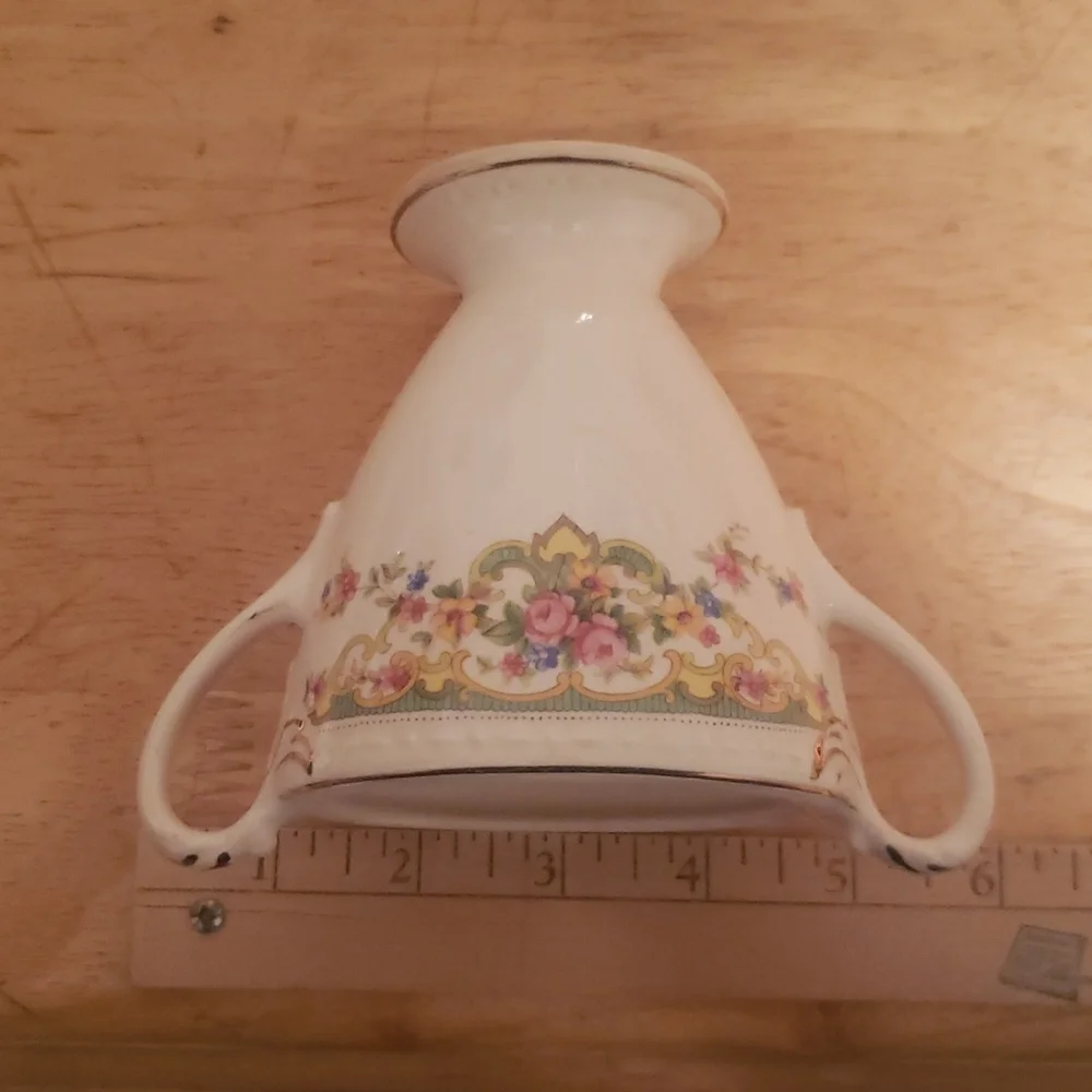 Floral Sugar Bowl With Lid - Picture 12 of 12